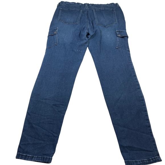 Style & Co DENIM Jeggings Women's Size 8 Blue Stretch Cargo Skinny Jeans - Picture 13 of 13
